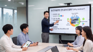 전자칠판 운영체제-안드로이드 운영체제 장점